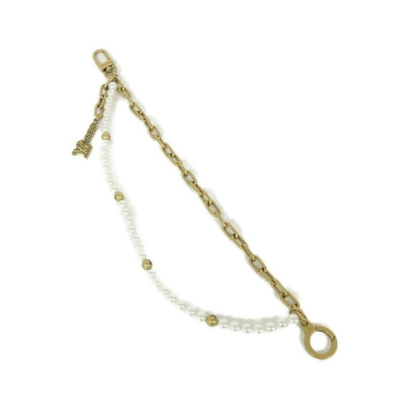 Pre-Owned Louis Vuitton Handbag Charm Chain Belt Pearl M01689 (Good)