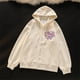 thumbnail image 3 of Sanrio-Chaqueta de Hello Kitty para mujer joven, sudadera blanca con cremallera de los años 2024, ropa Kawaii Lolita, Tops para estudiantes, otoño e invierno, novedad de 2000, 3 of 5