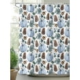thumbnail image 2 of Fsddascl Fall Pumpkins Shower Curtain Set - 72" x 78" Washable Bathtub Curtain with 12 Hooks, Thanksgiving Maple Country Mushrooms Waterproof Fabric Stall Shower Curtains for Bathroom/Bathtub Décor, 2 of 6