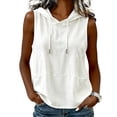 thumbnail image 5 of Bovemsi Tank Tops for Women Sleeveless Hooded Comfort Tops for Women Trendy M, 5 of 5