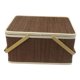 thumbnail image 4 of Contenedor De Cesta Tejida De Bambú Con Asa Plegable Para Frutas, Pan De Pastel, 4 of 9