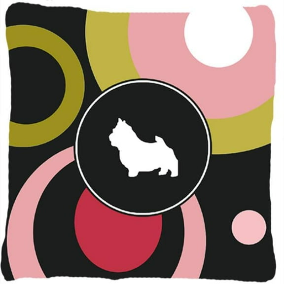 Norwich Terrier Decorative Indoor & Outdoor Fabric Pillow