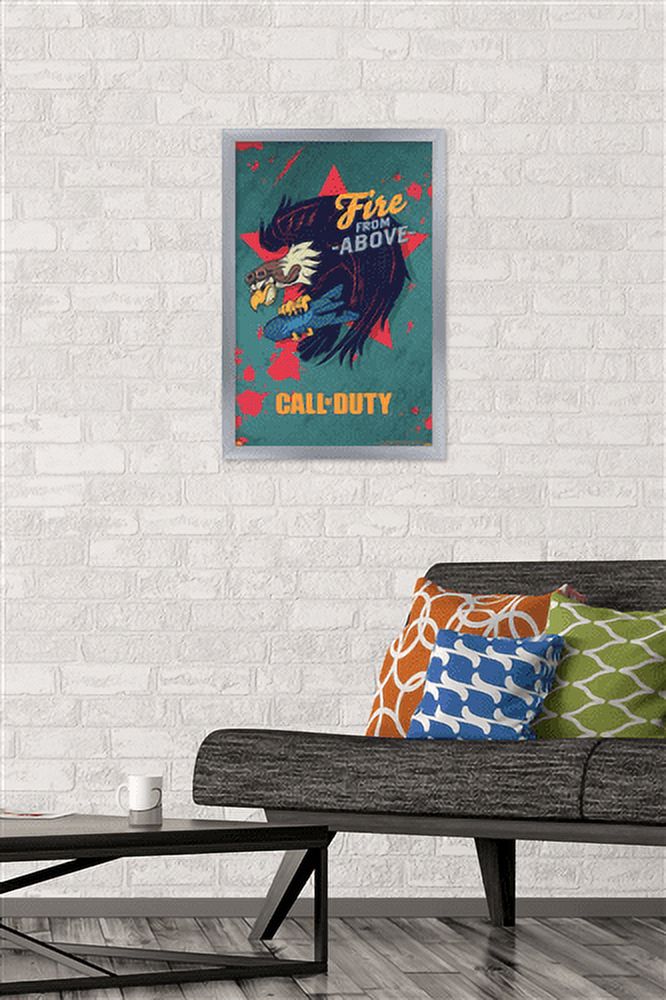 Call of Duty: Vanguard - Fire From Above Wall Poster, 14.725" x 22.375", Framed