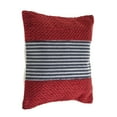 thumbnail image 5 of LR Home Red Nautical Striped Throw Pillow, 5 of 8