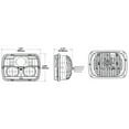 thumbnail image 4 of J.W. Speaker Headlight,LED,5-19/32" H x 7-7/8" W 8900 Evo 2, 4 of 6