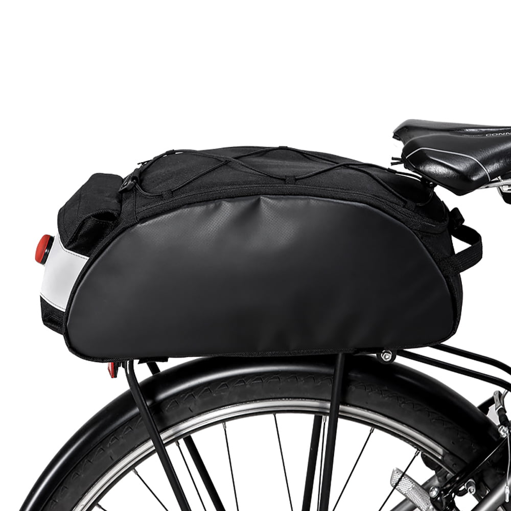 MTB Bike Rack Trunk Bag Waterproof Bicycle Cycling Rear Seat Pannier Pack O6E7