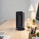 thumbnail image 5 of Calefactor portátil de escritorio de 1200 W - Calefactor oscilante silencioso para el hogar - Calentamiento instantáneo - 3 velocidades - Punta de calor de ángulo amplio - Protección contra sobrecalen, 5 of 9