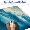 thumbnail image 3 of Heduofu Cool Ocean Wave Mouse Pad, Surfing Themed Coastal Motion Adventure Mouse Pads for Computers 31.5x11.8 in, 3 of 6