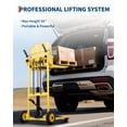 thumbnail image 5 of Accreate Hydraulic Material Lift, 440Lbs Lift Dolly 36" Max Lift, Upgraded Pallet Stacker Winch Stacker, Forklift, Truck Dolly, Pallet Jack, Hand Forklift with Steel Platform, 5 of 8
