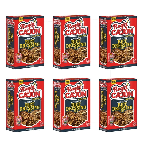 Ragin' Cajun Authentic Rice Dressing Mix (6 Pack)