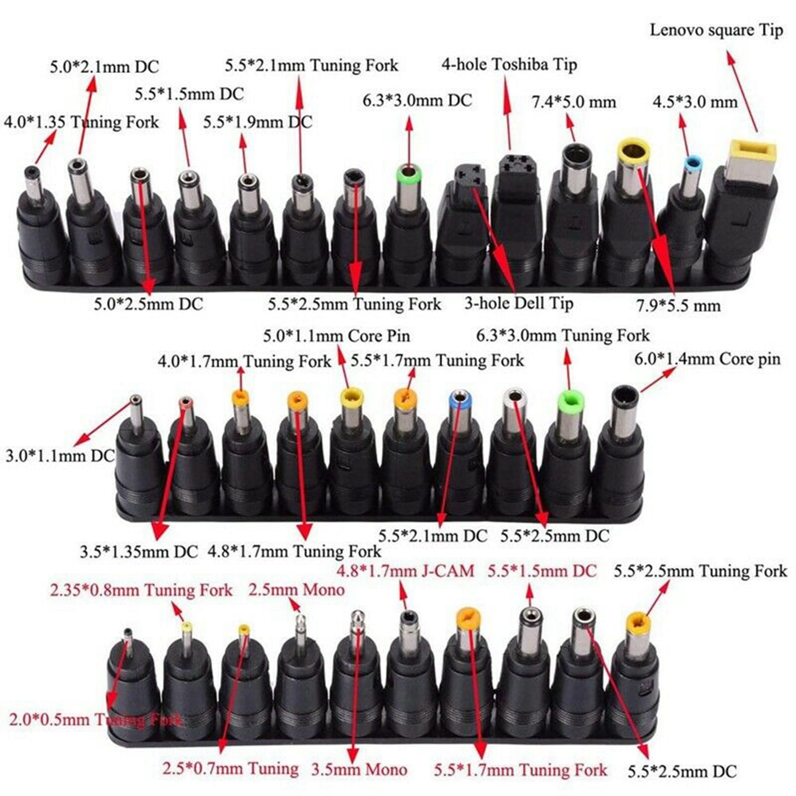 Universal 120W Car Home 34 Tips Power Supply Charger for Laptop Notebook US Plug
