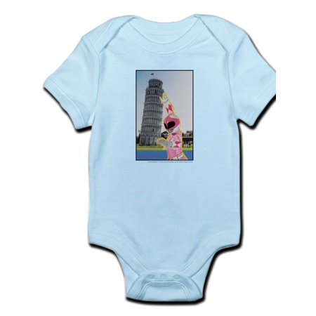 

CafePress - Power Rangers Pink Ranger At The Lea - Baby Light Bodysuit