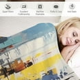 thumbnail image 3 of Chilfamy Abstract Brush Strokes Throw Blanket Lightweight for Couch Sofa Bed All Seasons Gifts 40x50in, 3 of 6