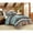 Multi Cowboy Rodeo, variant on Chezmoi Collection Sawyer 2-Piece Southwestern Cowboys Rodeo Comforter Set, Multicolor Blue Brown Beige Clay Printed Washed Microfiber Bedding, Twin
