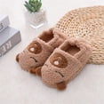 thumbnail image 3 of Toddler Boys Slippers Cartoon Cute Animals Plush Warm Home Shoes, 3 of 7