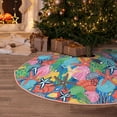 thumbnail image 5 of Sikiie Starfish And Algae Nativity Christmas Tree Skirt, Jesus Christian Winter Holiday Tree Mat Decoration(30-48IN)30", 5 of 6