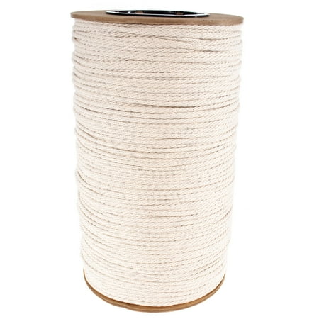 

Paracord Planet Solid Braid Cotton Rope - 1/8 3/16 1/4 3/8 & 1/2 Diameters - 10-1000 Foot Lengths - Cotton Weeping Cord