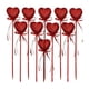 thumbnail image 1 of 10 piezas de adornos para magdalenas, selecciones de corazón, bricolaje, aniversario, Festival, pastel de cumpleaños, tarjetas con purpurina para el, 1 of 9