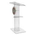 thumbnail image 4 of Clear Church Pulpit Event Lectern Plexiglass Acrylic Debate Podium School Simplicy Design 23.2" Wide X 17" Deep X 42" Tall Portable with Cup Holder Tab Custom Color Logo, 4 of 5