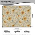 thumbnail image 7 of Xixirimido Universal Car Trunk Mat, All Weather Trunk Protection Cargo Liner Stylish Vehicle Interior Accessories Durable Cargo Mat 29" x 39", Cottagecore Sunflower Fern Leaf, 7 of 7
