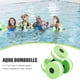 thumbnail image 1 of 2 uds. De mancuernas de espuma Aqua, mancuernas de Fitness para aeróbic acuático acuático (verde), 1 of 3