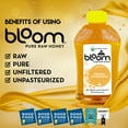 thumbnail image 5 of Bloom Honey Award Winning 100% Pure Organic Raw Honey Unfiltered and Unpasteurized USDA, Kosher Certified Raw Honey - Organic Wildflower 32oz, 5 of 5