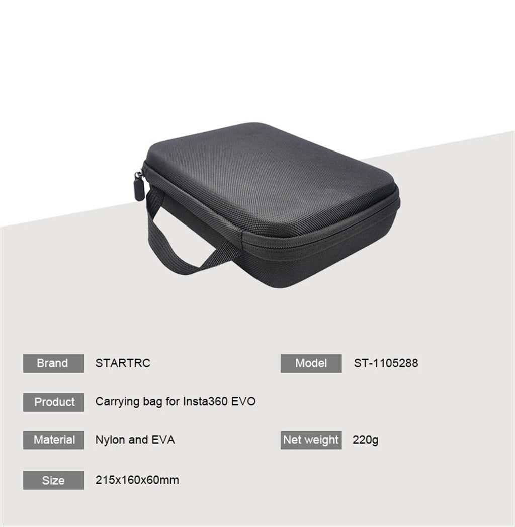 Handbag Camera Shock-Proof Carrying Case Storage Bag For Insta360 EVO Action