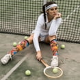 thumbnail image 7 of Knee High Socks for Men and Women, Vibrant Leopard on the Hunt Althletic Compression Socks, Support Long Tube Socks for Outdoor Sport, Calf Socks, High Stockings for Women Men, 7 of 7