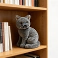 thumbnail image 6 of 10" Realistic Tuxedo Cat Plush Toy, Cute Lifelike Kitty Plush, Sofa, Bedroom Decor, Birthday, 6 of 8