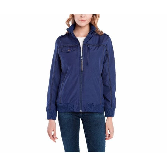 Buy Baubax Women's Blue Bomber Jacket XS at Ubuy France