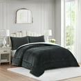 thumbnail image 2 of Soft Micromink Sherpa Comforter Set, 3-Piece Comforter Set – Fluffy Ultra Cozy, Warm, and Plush Reversible Comforter with 2 Pillowcase, Queen/King Size, 2 of 6