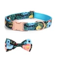 thumbnail image 1 of El nudo suave del plomo del collar del perro y del gato imprimió el collar de perro ajustable a cuadros del collar de perro de la muchacha, 1 of 5