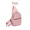 Pink, variant on Adjustable Sling Bag for Daily Use,Lightweight & Waterproof,Solid Color Quilted Fanny Pack-Casual Large Capacity Zipper Chest Belt Bum Bag,Fashionable Large Capacity Sling Bag.