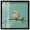 Black Frame, variant on Azure Avian Shadowbox Print Farmhouse Decor by Art Remedy, Blonde Frame, 40 x 40