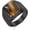 Black with Tiger Eye, variant on Cushion Cut Ring for Men Women, Stainless Steel Gemstone Wedding Ring Tiger Eye Ring, Size 7-13