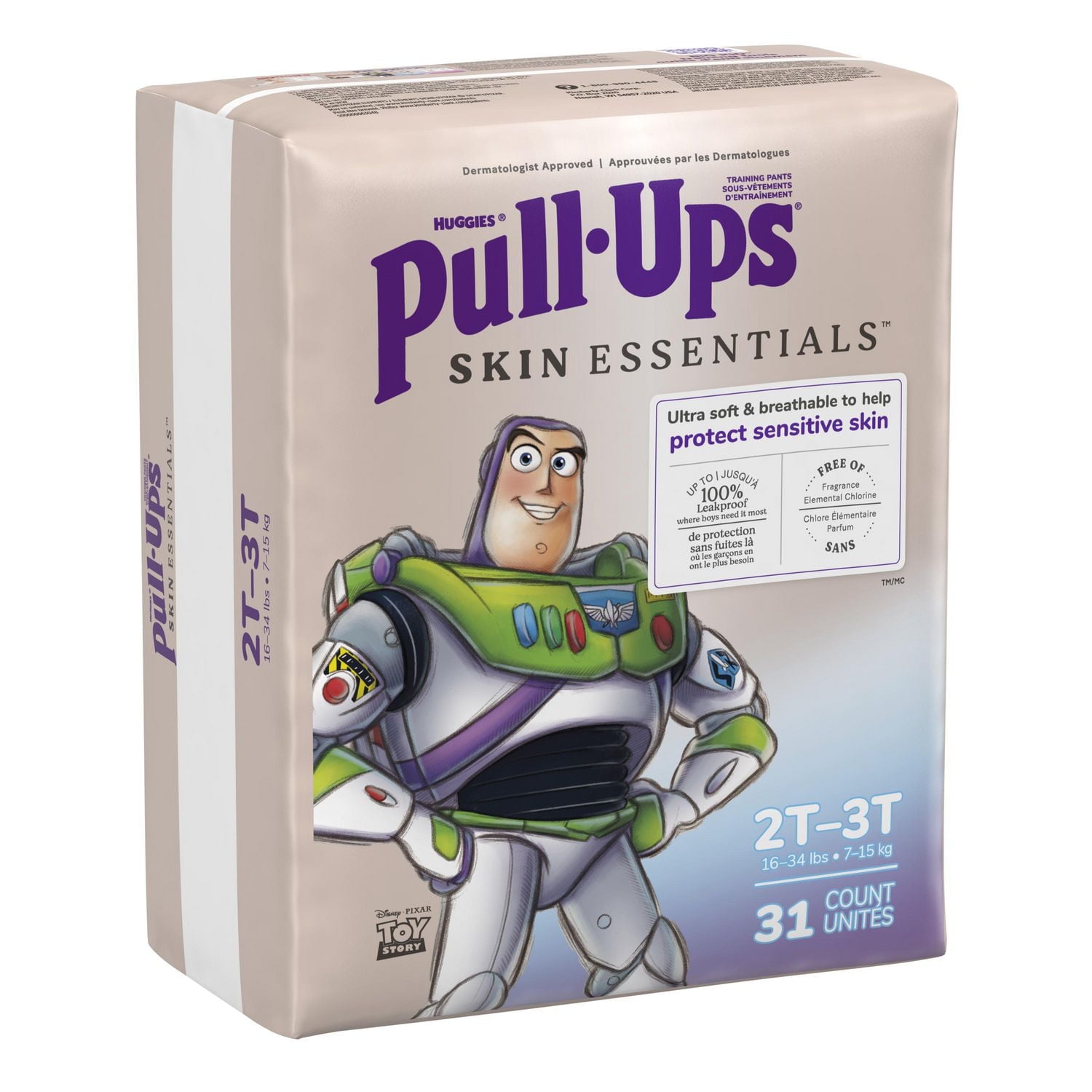 Pull-Ups Couches d'Entraînement Essentielles pour la Peau pour Garçons, 2T-6T