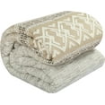 thumbnail image 3 of Lanco Bohemian Camel Sands 7 Piece King Size Comforter Set, Taupe, Embossed Bedding Sets & Collections, 100% Polyester & Fill, 3 of 5