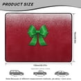 thumbnail image 7 of HUISEFOR Big Green Bow Car Trunk Mat 29" x 39" Anti Slip Scratchproof Cargo Mat Rear Trunk Liner Full Protection Vehicle Interior Accessories Suitable for Most Cars SUV, 7 of 7