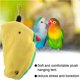 thumbnail image 1 of Tienda De Campaña Con Hamaca De Felpa Para Pájaros, Cama Cueva Colgante Suave Y Cómoda Con Barra De Soporte De Madera Para Jaula, Reduce El Estrés Y Proporciona Calidez, 1 of 7