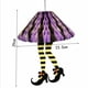 thumbnail image 3 of Fiudx Faroles de Papel con Forma de Bruja, Decoración para Fiesta de Halloween, Juego de 3 Piezas, Zapatos de Bruja de Colores, Adornos para Puerta Principal, Decoración Festiva para El Hogar, Diseño, 3 of 7