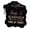 Black, variant on Inkdotpot Hugs & Kisses From The Wedding Bottle Tag Real Silver Foil Favor Bracket Shape Hang Tags Pack Of 50