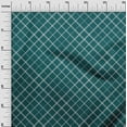 thumbnail image 2 of oneOone Tissu Lycra Polyester à Carreaux & Décor Géométrique Tissu Imprimé BTY 56 Pouces de Large, 2 of 4