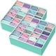thumbnail image 1 of Organizador de calcetines para armario, artículos sencillos para el hogar, paquete de 2, color turquesa, 1 of 4