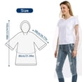 thumbnail image 2 of Family Rain Ponchos With Hoods & Drawstrings Secure & Convenient For Adults, 2 of 4