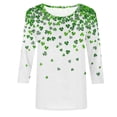 thumbnail image 4 of Huaxun St Patricks Day Shirt Women Cute Shamrock Tshirt Graphic Higher Quality Printed T-Shirt Irish Saint Patricks Day Outfits, 4 of 4
