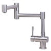 thumbnail image 5 of ALFI brand AB2038-BSS Solid Brushed Stainless Steel Retractable Single Hole Kitchen Faucet, 5 of 12