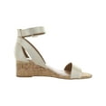 thumbnail image 2 of Aerosoles Womens Willowbrook Metallic Ankle Strap Wedge Sandals, 2 of 3