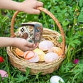 thumbnail image 4 of Patchwork Felt Egg House DIY Kit, DIY Patchwork Felt Egg House Chick House Craft Kit with Material Package, Instructions, Handmade Embroidered Felt Easter Eggs Kit, Home Easter Eggs Ornaments, 4 of 6