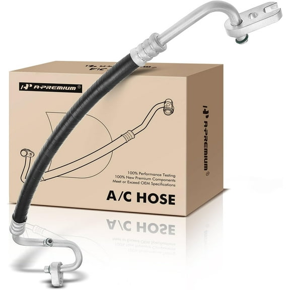 A-Premium A/C Discharge Hose Compatible with Chevrolet Traverse 2009-2012 GMC Acadia 2007-2012 Buick Enclave 2008-2012 Saturn Outlook 2007-2010