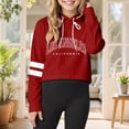 thumbnail image 2 of KPOPLK Baby Boys Hooded Sweatshirt Long Sleeve Solid Romper Baby Fall Winter Spring Outfits(12-13 Y,Red), 2 of 6